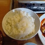 又兵衛 旭店 - 中盛りご飯