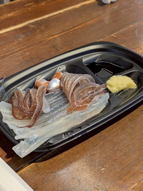 口コミ一覧 : 函館朝市 駅二市場 活いか釣り広場