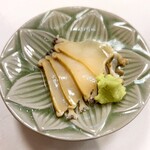 穴子料理と地酒 浅草 川井 - 蝦夷鮑の刺身　北海道産