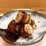 穴子料理と地酒 浅草 川井 - 穴子の八幡巻き