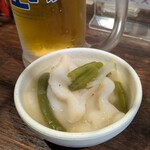 焼きとん 大国 - お通し 水餃子