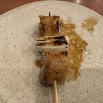 焼鳥 せきね - 地鶏もも骨周りの肉ねぎま