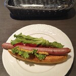 星乃珈琲店 - ホットドッグ　ポテトフライ抜き