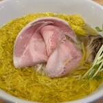 開運橋通 ふじ原 - 【名古屋コーチンと菊の塩そば】