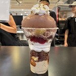 ビリヤニ大澤 - 信州葡萄とアマゾンカカオパフェ