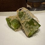 天ぷら あらたみかわ - 甘長唐辛子