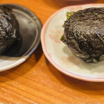 酒どこ べらぼう - おにぎり(本当はもっと大きい　小さめにお願いしました)