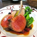 ル・コントワール・ドゥ・レジオン - 骨付き仔羊のロティ