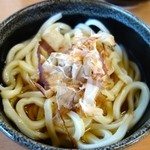 本格手打うどん はゆか - ぶっかけうどん・温(260円)