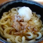 本格手打うどん はゆか - おろしぶっかけうどん・温(280円)