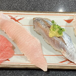 すしざんまい - 中トロ、ぶりトロ、新サンマ、サゴチ