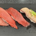 すしざんまい - 極上本鮪五貫にぎり