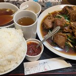 レバニラ定食 kei楽 - 