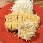 とんかつ 蒼樹 - 贅豚リブロースかつ、メンチかつ