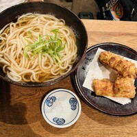 自家製粉石臼挽きうどん 青空blue 本店 - ちく天うどん 大盛り 1090円＋250円（ブレンドの方）