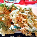 しらすや - サックサックのかき揚げ