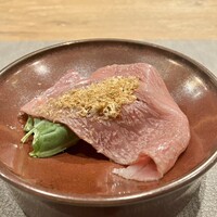 鉄板焼 美安 川崎 - 〈黒毛和牛サーロイン焼きしゃぶ〉