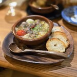 トリノ王子サマ - 青森にんにくとハツのアヒージョ