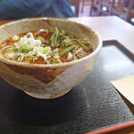 長命うどん - かけうどん 小盛（並）山菜トッピング