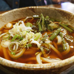 長命うどん - かけうどん 小盛（並）山菜トッピング