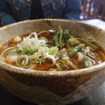 長命うどん - かけうどん 小盛（並）山菜トッピング