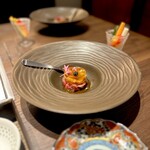 牛の達人 浅草店 - 海鮮和牛ユッケジュレ