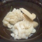 北新地 穂の河 - 鱧と松茸の土瓶蒸し