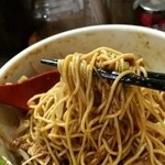 めだかタンタン - 2014.11.8 広島風の汁なし担々麺。山椒がよく利いている。