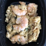 バーミヤン - 料理写真:えび玉ほうれん草炒め