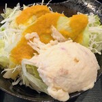 てっぺん - サラダ♡ポテサラがまた美味(*´︶`*)♡