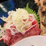 てっぺん - 本マグロ剥き身♡めちゃ美味です(,,>᎑<,,)♡これだけでご飯一膳いけます♪︎