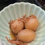 てっぺん - 玉こんにゃくとイカの煮付け♡箸休めにちょうど良い(*´︶`*)♪︎