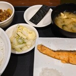 松屋 - “炙り”焼鮭定食