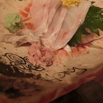 千代の追風 - のど黒の肝です