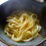 谷川米穀店 - ［2014/10］うどん小・温(150円)・二杯目は生玉子を落として！