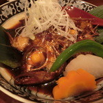 千代の追風 - のど黒あら煮 １，２００円