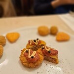 ピッツェリア・ロマーナ・イル・ペンティート - コトレッタ・ディ・マンツォ・マチナータ～A4黒毛和牛のメンチカツ