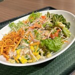 はなまるうどん - 料理写真:10種野菜のサラダうどん 小 720円