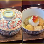茶房 半兵衛 - ・むし養い〜なま麸生ゆばのみぞれ煮