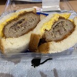 ヤオコー - 料理写真:二層メンチカツ&たまごサンド