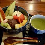 モリムラ珈琲店 - クリームあんみつ