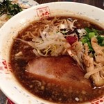 麺屋 ひしお - H.26.11.8.昼 紀州湯浅吟醸醤油ラーメン+紀州ばら寿司セット 850円