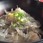 田子の浦港 漁協食堂 - 生しらす丼は新鮮そのもの