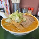 北海とんこつ らーめん純輝 - みそ野菜ラーメン(麺大盛り)  2025/6/23