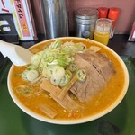 北海とんこつ らーめん純輝 - みそ野菜ラーメン(麺大盛り)  2025/6/23