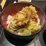 ぬる燗佐藤 - 野菜天丼