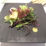 ハインツ・ベック - ハーブサラダ　ドレッシングはアーモンドとオレンジ