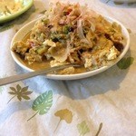 うさぎのいる島 - 訪問1回目　ゴーヤの炒め物