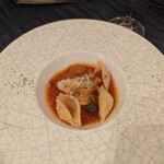 ルシアン - 夏野菜とパンチェッタのトマトパスタ
