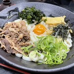 人力うどん - 料理写真:デラックスぶっかけうどん¥870+大盛り¥130